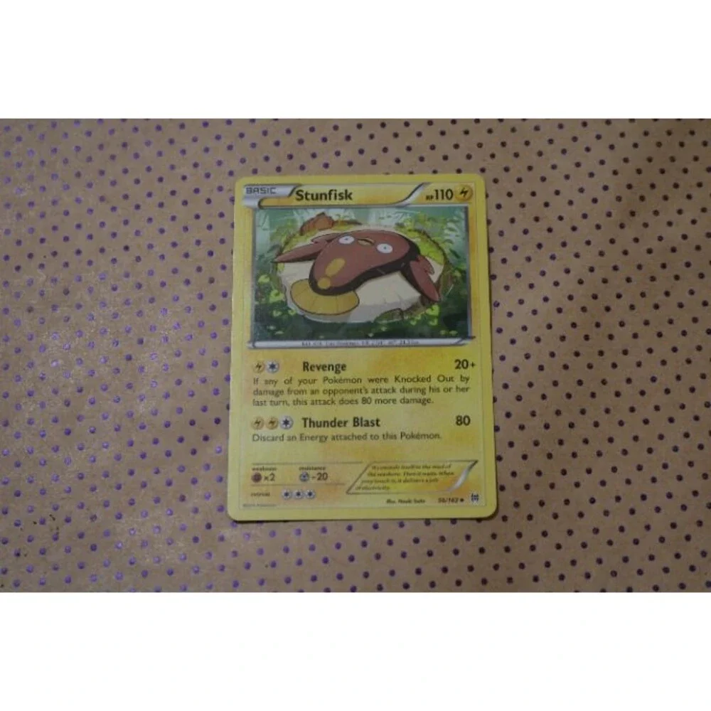 Stunfisk 56/162 Pokemon Card (2015)